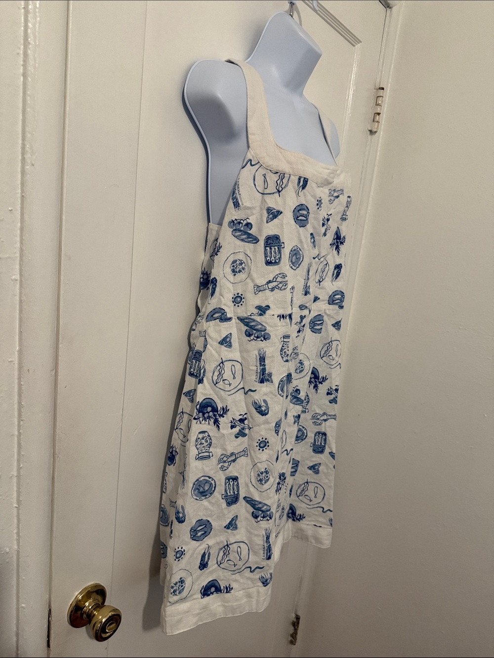 Abercrombie & Fitch Linen-Blend Wide Strap Mini Dress - Picture 7 of 15